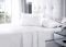 New Flat Sheets Easy Care Soft Cotton Rich Wrinkle Shrinkage and Fade Resistant Fabric Polycotton Flat Bed Sheets (White, Double)