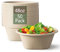 Homestockplus Ensaladeras desechables de 48 onzas, cuencos resistentes y compostables, hechos de 100% fibra de caña de azúcar, aptos para microondas, cuencos de papel grandes para sopa, ensalada,