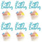 Arthsdite 36 Stück Happy Birthday Cupcake Toppers Geburtstag Cupcake Food Picks für Feiern Happy Birthday Party Kuchen Dekorationen Supplies – Bule Glitter