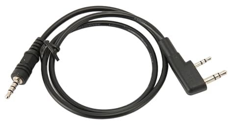 Câble Audio K vers 3,5 Mm, Câble Adaptateur Audio Stéréo K pour Radios TK 240 VEV 3288S PX 777 FD 6288 LT 2288 TC 268