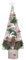 Deko-Weihnachtsbaum HWC-M16, Christbaum mit Stern Weihnachtsdekoration, Holz 57x23x10cm