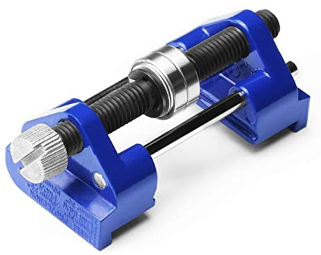 Chisel Sharpener Side Clamping Fixed Angle Honing Guide,Planer Blade,for Wood Chisel Flat Chisel Edge Sharpening (Color : Blue) (Blue)