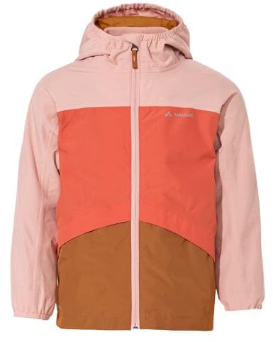 VAUDE Unisex Kinder Kids Escape 3in1 Jacket Doppeljacke, Silt Brown/rose, 98 EU