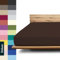 JONA SLEEP® Deluxe Spannbettlaken, Spannbettlaken in Hotelqualität - 240 g/m² - 150 Wäschen Garantie | Made in Austria (Schoko, 180-200 x 200-220 cm)