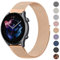 Vancle Bracelet de rechange en maille d'acier inoxydable pour Amazfit Bip 5/GTR 4/GTR 3/GTR 3 Pro/GTR2/GTR 2e/ GTR 47 mm, Or rose