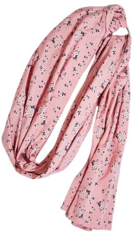 Babytragetuch Ring Sling Babytragetücher ohne Knoten ab Geburt Babytrage Blume Rosa