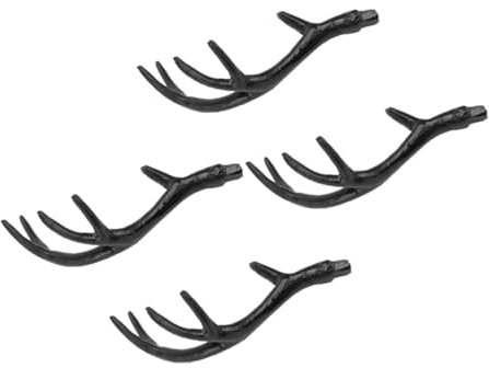 Cabilock 2 Paar Künstliche Geweihe Geweih Stirnband Hirschgeweihe Zum Basteln Schafgeweihhorn Künstliches Hirschgeweih Diy Cosplay Tiere Horn Zweig Gefälschte Rentiergeweihe Plastik