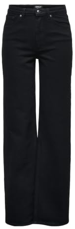ONLY Damen Onljuicy Hw Wide DNM Rea670 Noos Female Jeans mit Weitem Bein Onljuicy Hohe Taille Weiter Beinschnitt Jeans