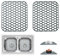VIRAHYEM 2 Pack Silicone Sink Mat, Foldable Non-Slip Kitchen Sink Protector Mat Silicone Mats Countertop Protector for Stainless/Porcelain Steel Sink, Dishes and Glassware Drain Mat, 34.5 x 29.5cm