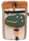 CALLYSONIC Lenkertasche Fahrrad, Fahrradtasche Lenker mit Kordelzug-Design, Lenkertasche für Fahrrad mit Klettverschluss, 3-Punkt-Bindungen, Kann Tassen oder Handys Aufbewahren, 11 * 17cm (grün)