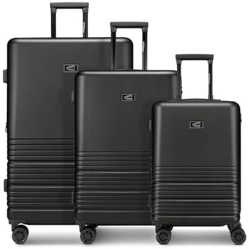 camel active Koffer-Set 3-teilig für Damen und Herren | Reise-Trolleys 47 x 30 x 78 cm aus hochwertigem, stoßfestem ABS Material | Erweiterbar & Teleskopgriff| Hanoi Serie