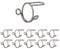 Fycakly Adjustable Ring Wudu Nail Rings Non Tarnish 10PCS Adjustable No Glue No Women Ring Set For HALAL NAILS Decoration (10 Pieces) Flower Resin (Black, One Size)