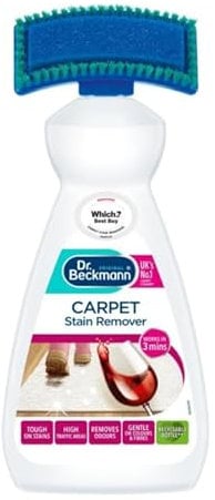 RYYN® 2 Carpet Stain Remover with Brush Applicator 650ml Eliminates Tough Stains Odours from Pet Spills Food Drink for Home and Office Use(2 Pack)