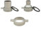 Raccordo per tubo pompa acqua in alluminio con guarnizione in gomma, per generatore da 3,8 cm, 2 pollici a 1,2 pollici (3,8 cm)