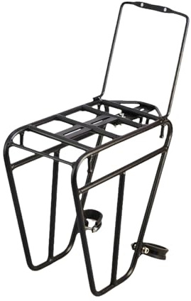 Leichter Gepäckträger aus Metall, für Fahrräder, Gabel, Mountainbike, für Transport von Ladung auf unebenem Gelände, langlebige Fahrradtaschen