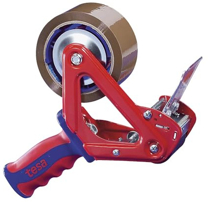 tesa | Handabroller 6400 | Rollenbremse verstellbar | für Bandbreite max 50 mm