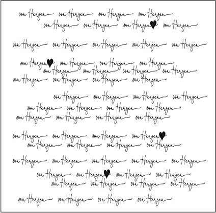 Vaessen Creative Prägeschablone Folder, Von Herzen Flattersatz, Zum Hinzufügen von Strukturen, Muster und Hintergründe auf Karten oder Scrapbook-Seiten