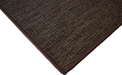 Outdoor/Indoor Teppich Cornus Braun Wetterfest Terrasse Küche Dunkelbraun - Verschiedene Größen (200 x 300 cm)