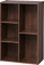 Iris Ohyama Bücherregal, 5 Etagen, 60cm breit, Braun, Vielseitig, Modular, Offenes Regal, Für Wohnzimmer, Büro, Schlafzimmer, Platzsparend, Bücher, CD, Dekor, Einfacher Aufbau, CX-23C