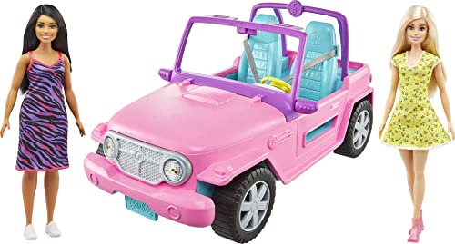 Barbie - Vehicle and 2 Dolls (GVK02)