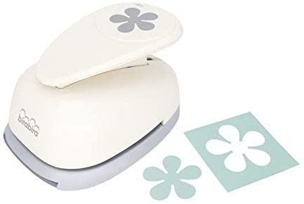 Bira Craft Stanzer mit 3 Hebeln, 6,4 cm, Blume, für Papier, Basteln, Scrapbooking, Karten, Kunst