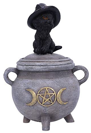 Nemesis Now Kitty's Brew 14 cm, Grau