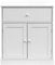 Rebecca Mobili Credenza Bianca, Armadietto Autoportante, Bianco, Truciolato Melanimico, Igienico Facile Da Pulire - Misure: 70 x 60 x 30 cm (HxLxP) - Art. RE6741