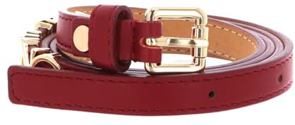 Valentino Gürtel Emma Winter Belt W120 Rosso/Oro rot kürzbar