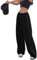 Litthing Femme Pantalon Baggy Cargo Y2K Taille Haute Parachute Pantalons Large Vintage Jambe de Jogging Pants Coupe Droite Hip Hop Harajuku Streetwear