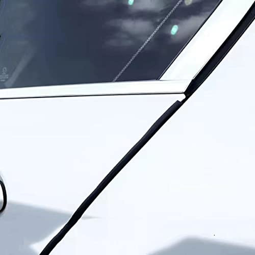 5M Autotürrahmenschutzleiste Ist Geeignet für Opel Astra j Insignia Astra g Corsa Zafira b Mokka Vivaro Meriva Vectra C-Elysee, Seitentürverkleidungsleiste Anti-Kratz-Dichtung,A-Black