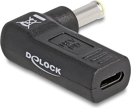 Delock Adapter für Notebook Ladekabel USB Type-C(TM) Buchse zu Samsung 5,5 x 3,0 mm Stecker 90°