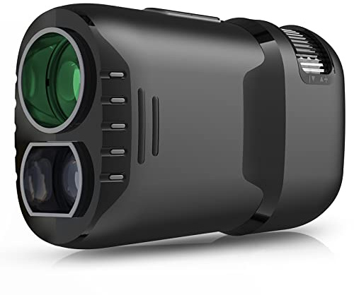 CalmGeek 800 m/1000 m/1200 m Golf-Entfernungsmesser, 6-fache Vergrößerung, USB-Lade-Entfernungsmesser mit Neigungsdistanz, Geschwindigkeitsmesser, für Golf, Jagd, Wandern, Messung