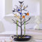 Dresmannst AUTODECO Retro-Schmuckbaum-Organizer für Halsketten und Ohrringe, Ringbaumhalter, Schmuckturm, Baum, tolles Geschenk für Frauen und Mädchen, Schwarz