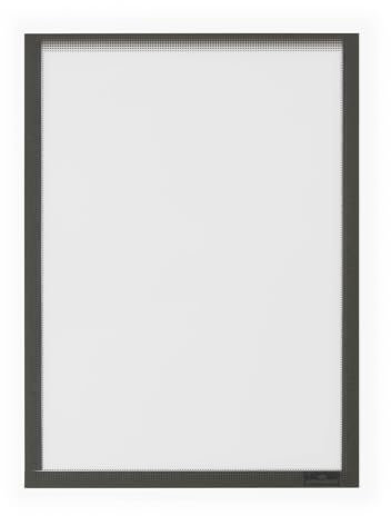 DURABLE - Pochette d'affichage magnétique A4 - Repositionnable - Facile à fixer - Sachet de 5 pièces - Gris anthracite - 400757