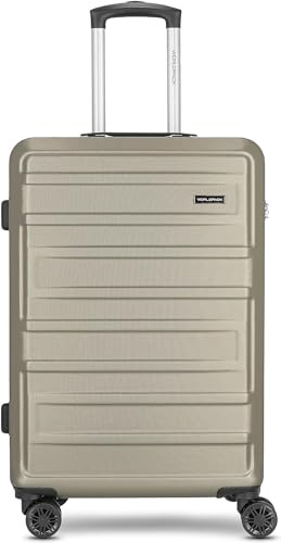Worldpack Check-in Koffer für Damen und Herren | mittelgroßer Trolley 44 x 25 x 67 cm aus hochwertigem, stoßfestem ABS Material | Doppelrolle & Teleskopgriff| New York 2.0 Serie