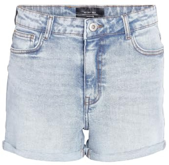 NOISY MAY Damen Shorts Kurze Denim Hot Pants Bermuda Jeansshorts high Waist