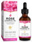 Rosenöl Bio Haare,60ML,Pure Rose Oil for Hair Skin Face,Rosenöl ätherisch Anti-Aging-Falten, für Aromatherapie, Körpermassage,Zur Gesichts- und Hautpflege