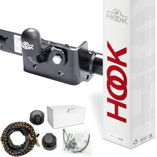 HOOK Anhängerkupplung starr kompatibel mit Opel Vivaro A 09.2006-08.2014 + 7-polig fahrzeugspezifischer Elektrosatz