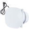 Hose Vary Ventilateur extracteur de salle de bain - 100 mm - Blanc - Silencieux - 10 W - 95 m³/h - Avec clapet anti-retour - Anneau de montage sur fenêtre - Prise européenne - Pour cuisine, WC, salle