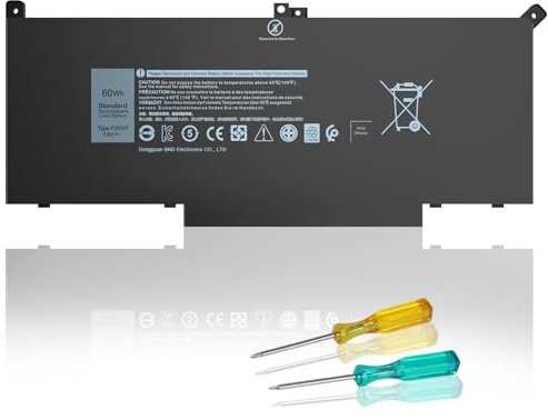 F3YGT Laptop akku Ersatz für Dell Latitude 12 7000 7280 7290/13 7000 7380 7390 P29S002/14 7000 7480 7490 P73G002 Serie 7480 7490 Akku 2X39G für Dell Latitude DM3WC 0DM3WC KG7VF P73G 7,6V 60WH