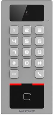 Hikvision Controllo Accessi DS-K1T502DBWX-C Scheda MF DESFire, QR e PIN IP65 IK09