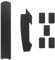 HOUSON 7pcs Fahrrad Rahmen Schutz Folie, Carbon Aufkleber Fahrrad Rahmen Aufkleber Fahrrad Schutzfolie Aufkleber für Fahrrad, Mountainbike