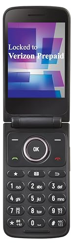 Verizon Prepaid TCL Go Flip 7, 4GLTE Flip Phone (Locked to Prepaid) | Easy-to-Use with Large Buttons, External Display, Long Battery Life -Not compatible with Verizon Post Paid