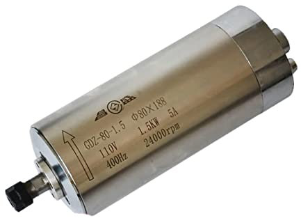 CNC-Spindelmotor-Kit, CNC-Maschinen-Kit 800 W 1500 W 2200 W 3000 W Wasserkühlung Spindelmotor 65 mm 80 mm Klemme for DIY Mini-CNC-Fräsmaschine(3000W ER20)