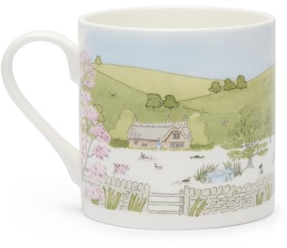 Sophie Allport Spring Cottage Scene Mug - Large (500ml)