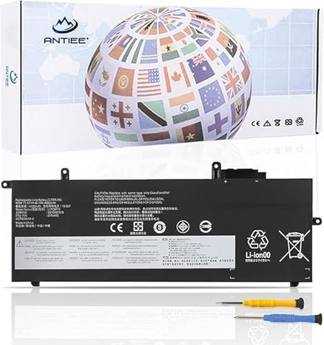 ANTIEE 48Wh L17C6P71 L17L6P71 L17M6P71 Laptop Battery Compatible with ThinkPad X280 A285 12.5 20MW 20MX 20KF 20KE 20KFC0B00 20KES01S00 20KES82500 20KESBLF00 20MXS04P00 01AV470 01AV471