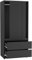 URBNLIVING 2-Door 2-Drawer Sliding Wardrobe, Modern Bedroom Storage Cupboard with Hanging Rail, Smooth Silent Sliding Doors, Adjustable Feet, Safety Wall Fixing and Mix or Match Carcass & Door Colours
