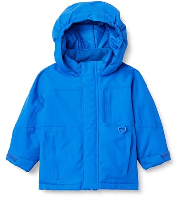 Amazon Essentials Boys' Water Resistant Ski Winter Jacket, Bright Blue, Large