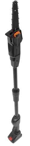 Akku Hochentaster 552W 21V 4500rpm 1200m/min Kettengeschwindigkeit Teleskop Heckenschere Ast-Kettensäge mit 1500mAh Lithium-Akku und Ladegerät für Schneiden von Ästen und Beschneiden