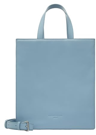 Liebeskind Berlin Damen Tasche „Paper Bag Tote S“ I Cross-Body Tasche Damen aus Leder mit verstellbaren Schulterriemen I Damen-Schultertasche, großzügige Fächer mit Reißverschluss